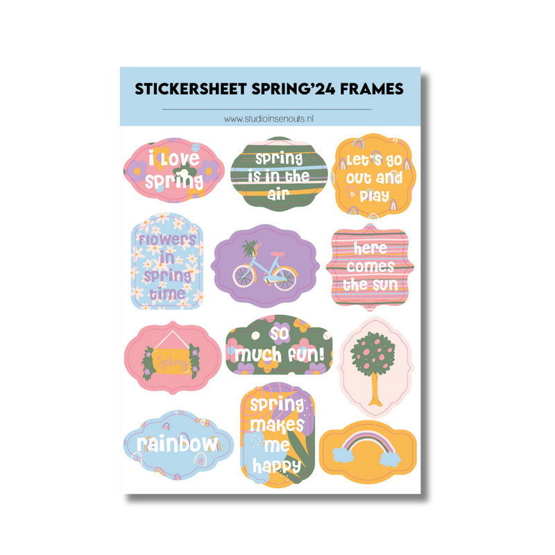 Stickervel Frames | Spring'24